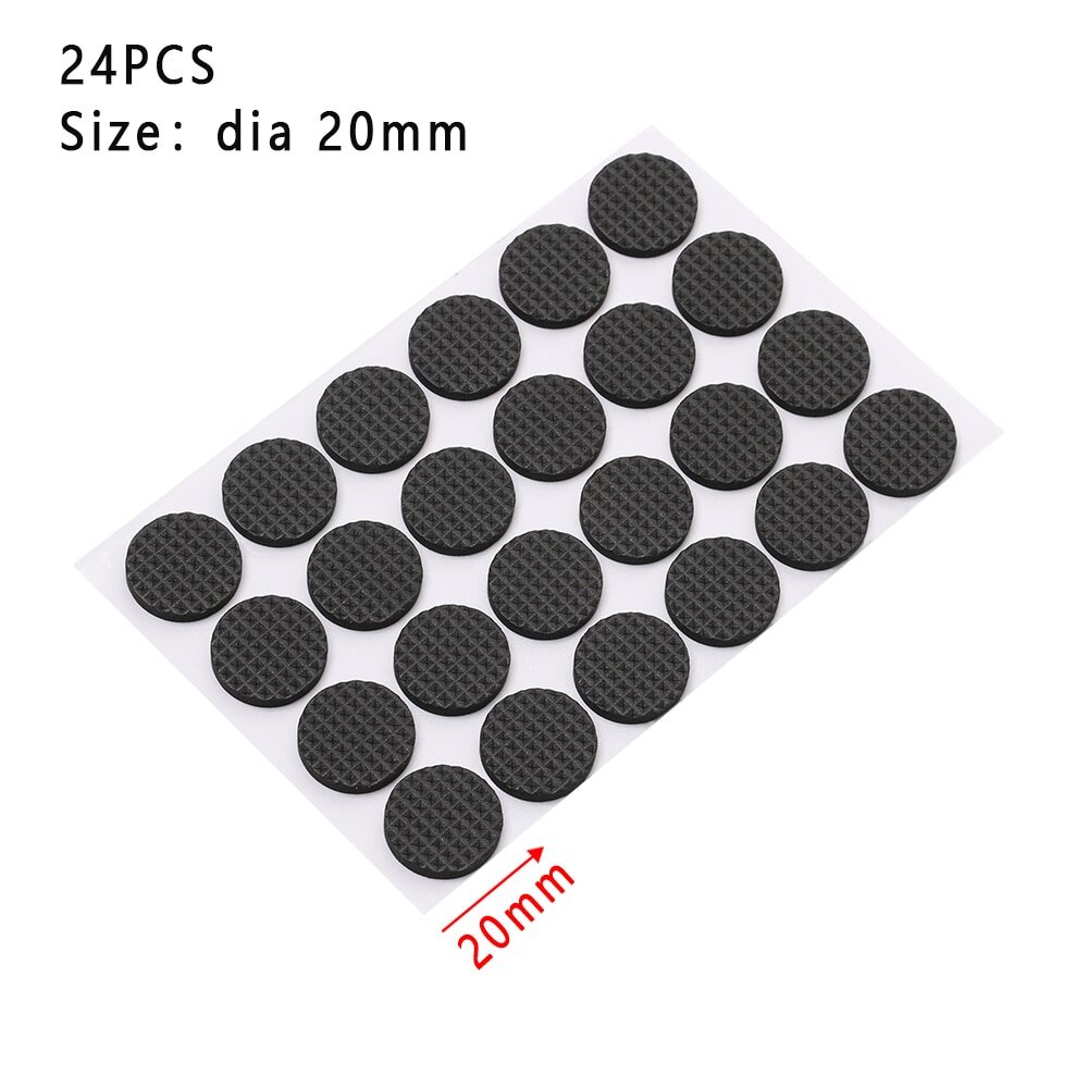 1/2/6/15/24PCS Soft Bumper Chair Fitting Thicken Self-adhesive Floor P